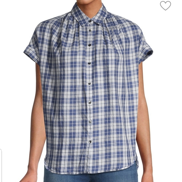 Madewell Central Open-Back Shirt in Linus Plaid - Picture 11 of 12